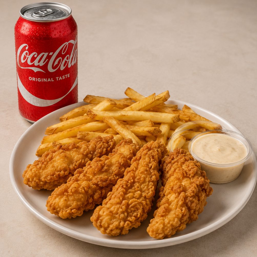 4 piece chicken tenders combo from Montclair Deli and Grill